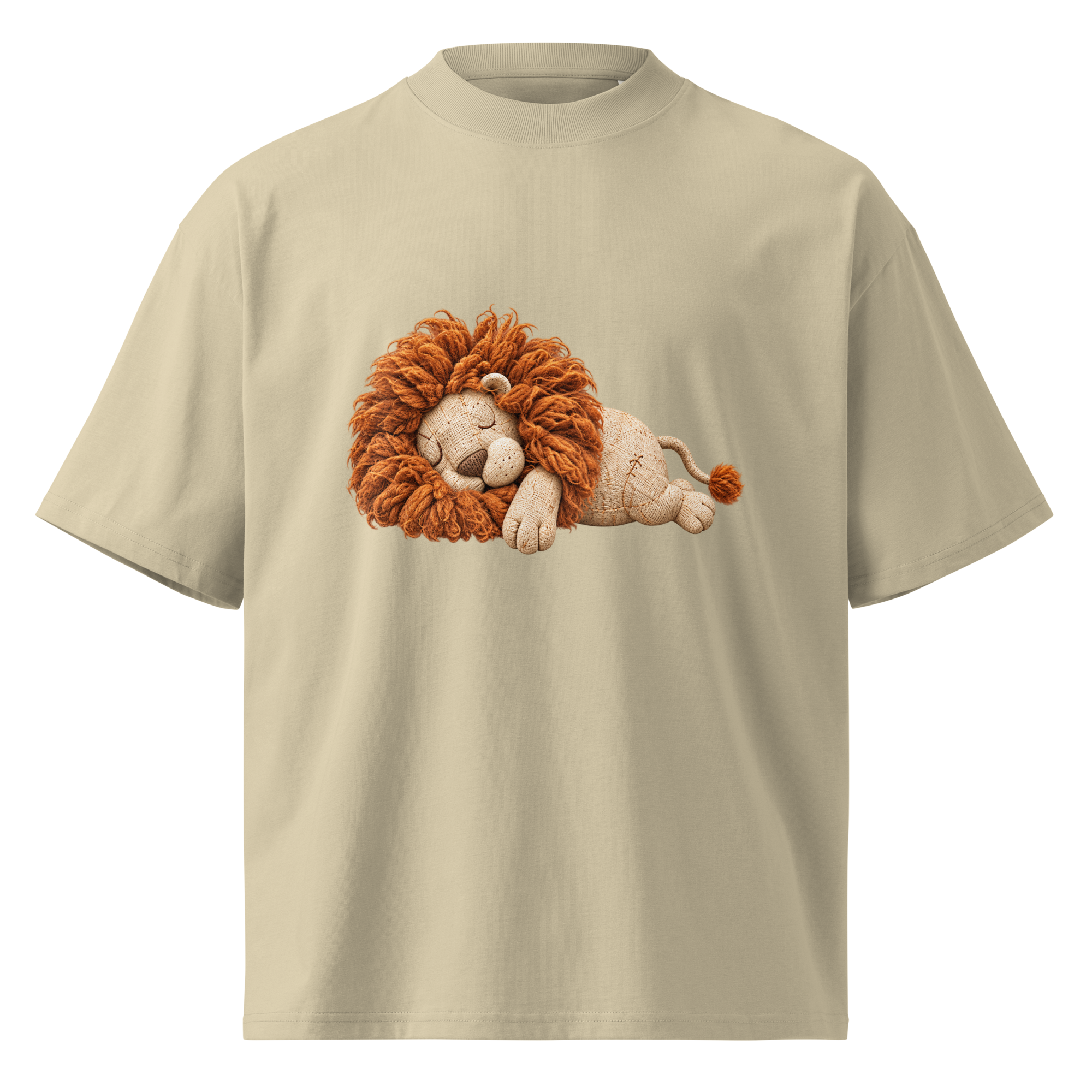 Sleepy Lion on the Even the Strong Get Sleepy t-shirt